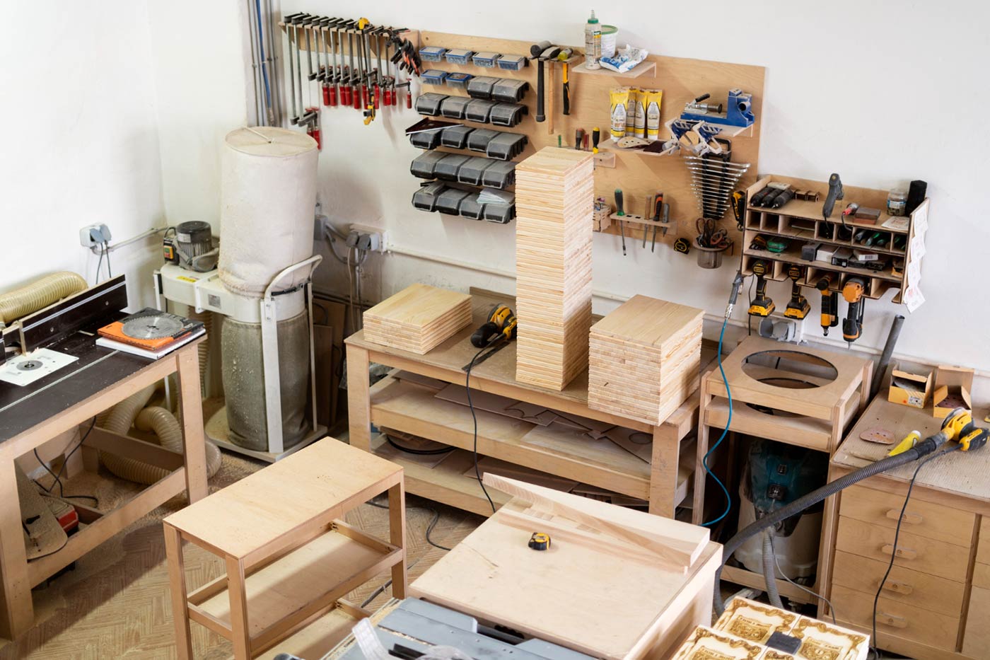Cómo crear un taller de bricolaje en un espacio pequeño